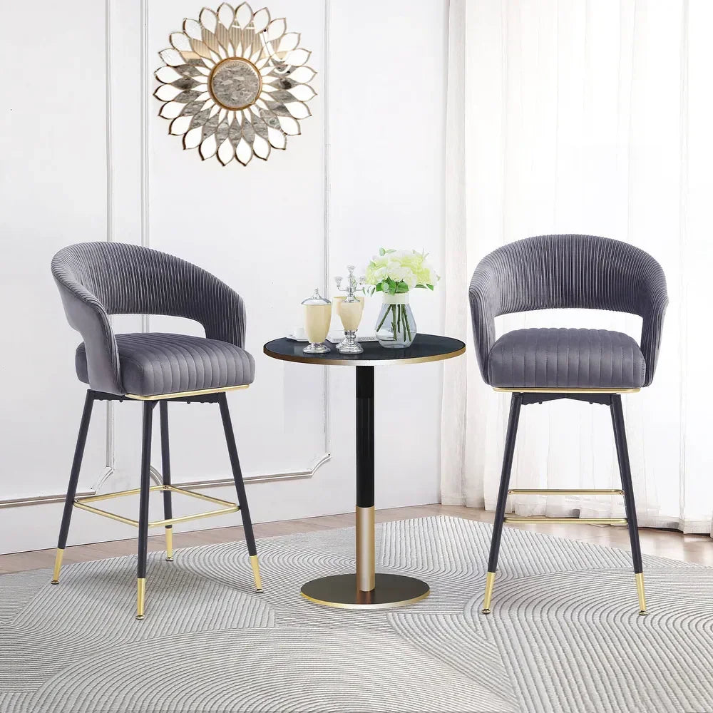 Grey Mixoy Bar Stool - All India Decor