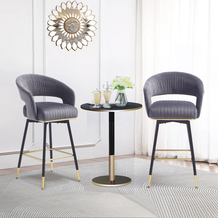 Grey Mixoy Bar Stool