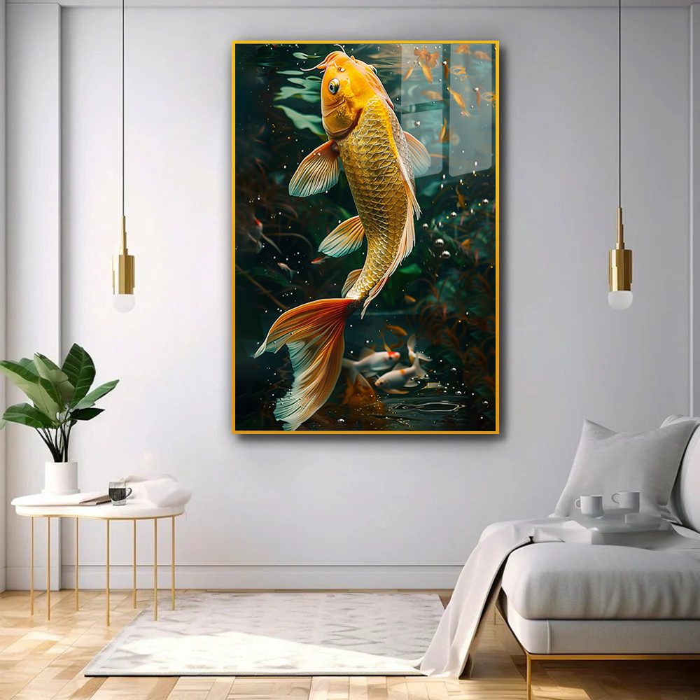 Colorful Fish Canvas Acrylic Wall Paintings & Arts