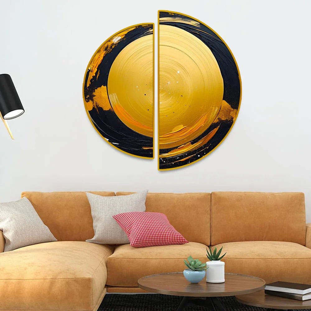 Modern Art Circle for Home Décor Wall Paintings & Arts - All India Decor