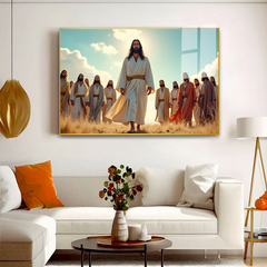 Soulful Serenity Jesus Acrylic Wall Paintings & Art