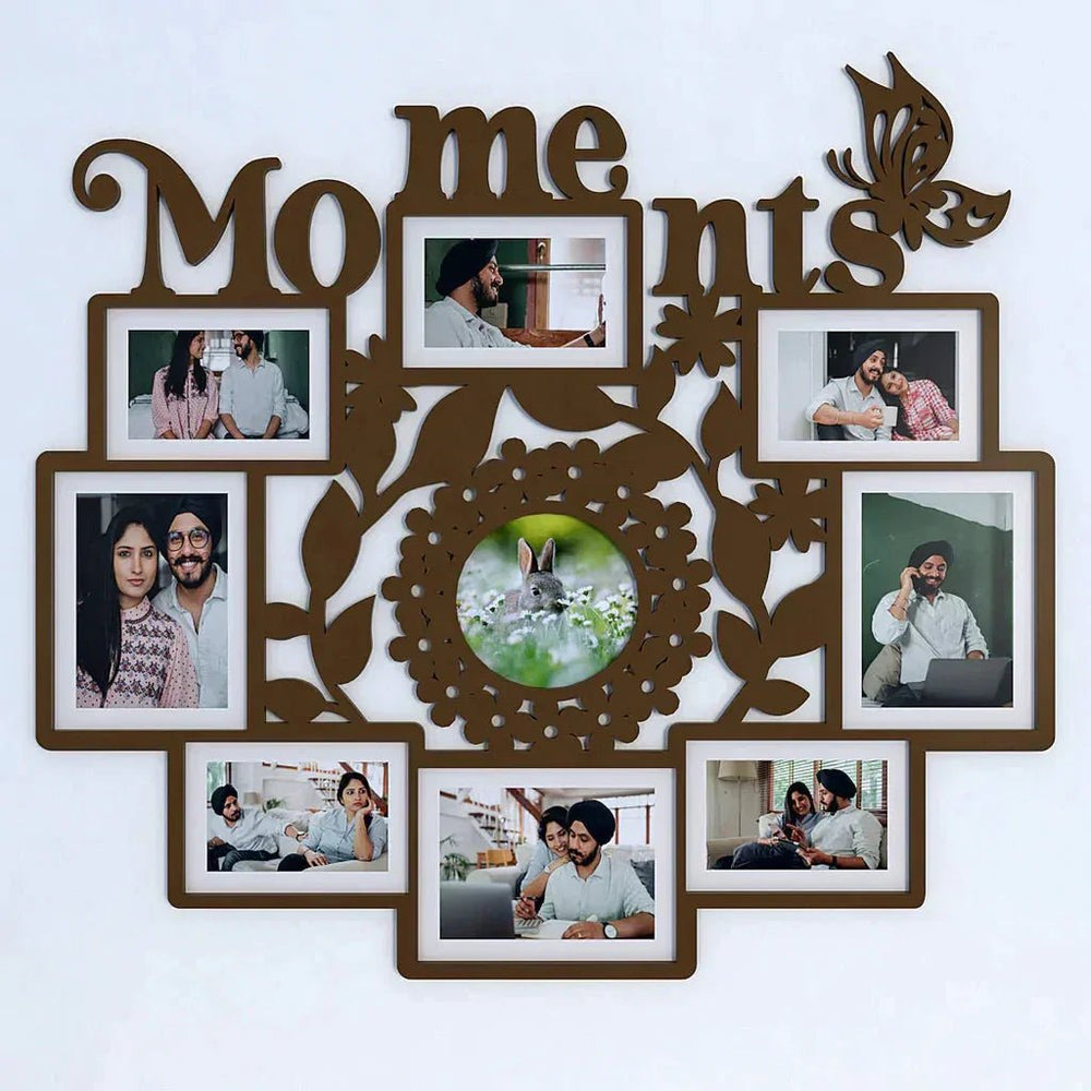 Moments Dark Brown Hanging Photo Frame - All India Decor