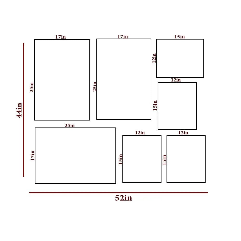Holiday Beach Wall Frame Set of 7 - All India Decor