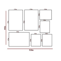 Holiday Beach Wall Frame Set of 7 - All India Decor