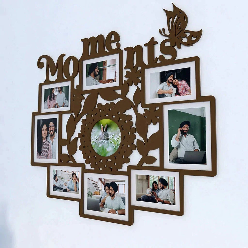 Moments Dark Brown Hanging Photo Frame - All India Decor