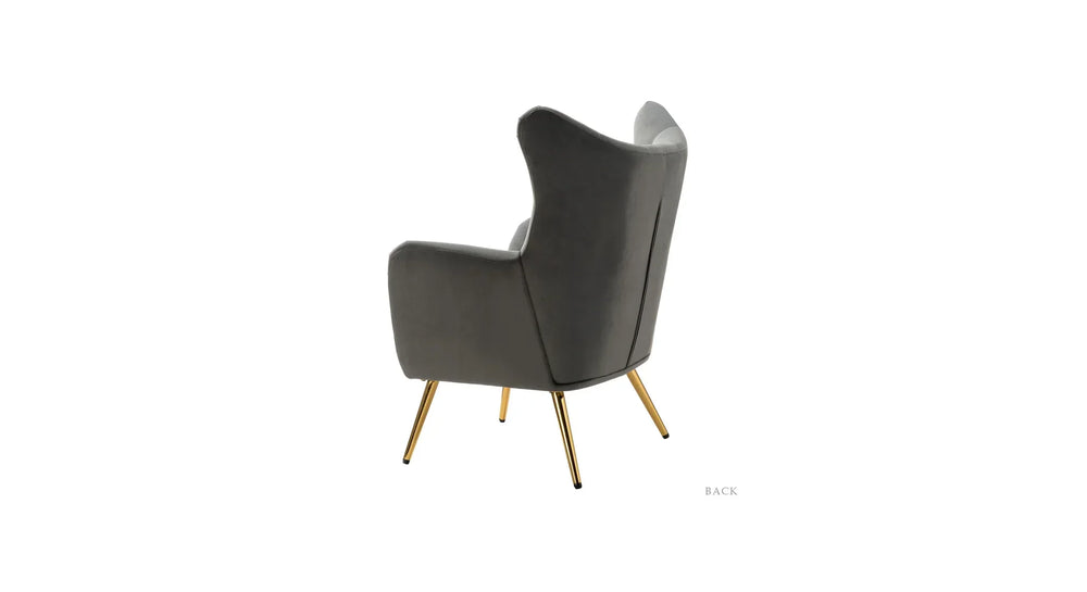 Grey Dawson Accent Chair - All India Decor