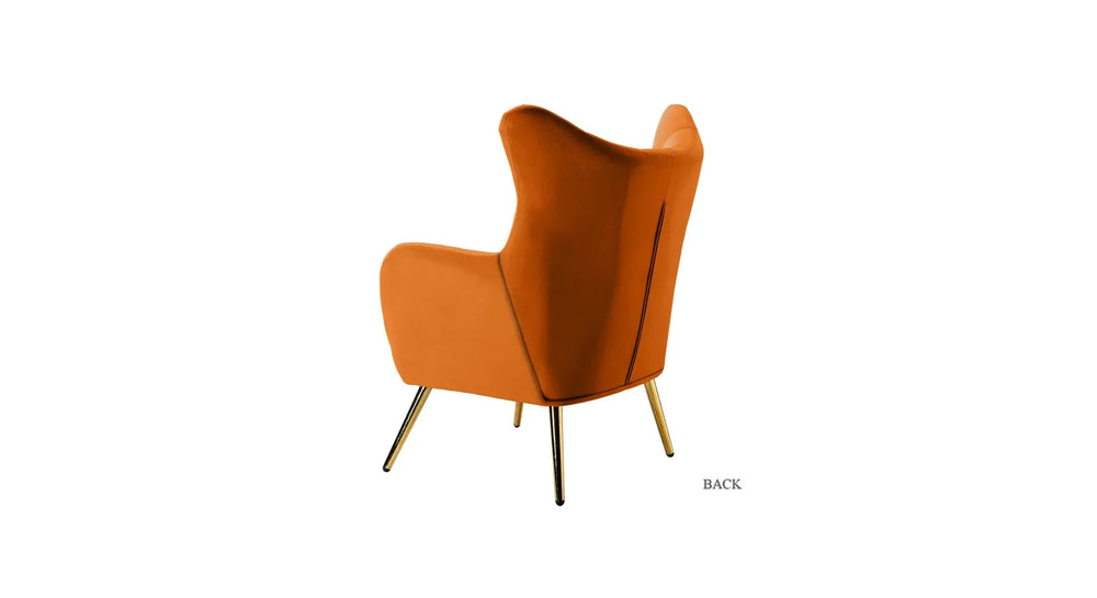 Orange Dawson Accent Chair - All India Decor