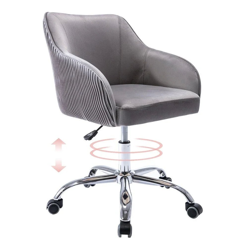 Grey Leisel Task Chair - All India Decor