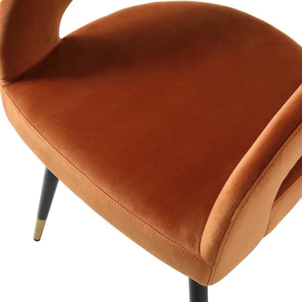 Orange Bentlee Accent Chair - All India Decor