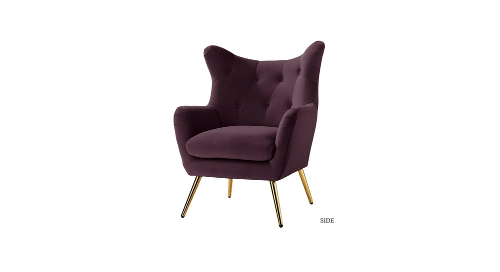 Purple Dawson Accent Chair - All India Decor