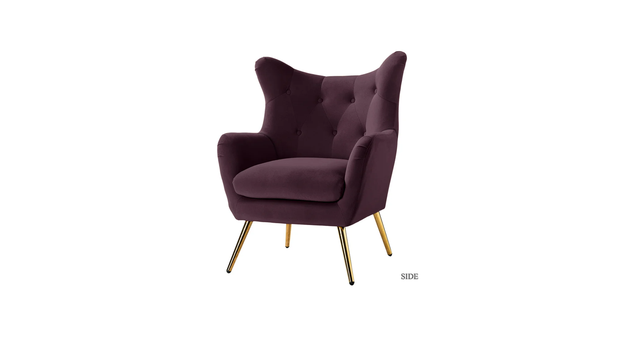 Purple Dawson Accent Chair