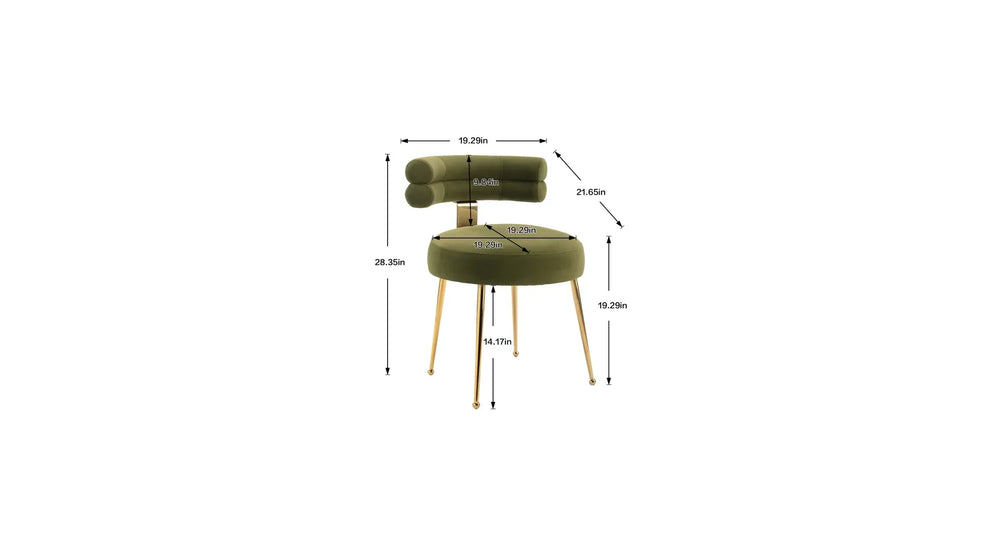 Green Swizzy Aceent Chair - All India Decor