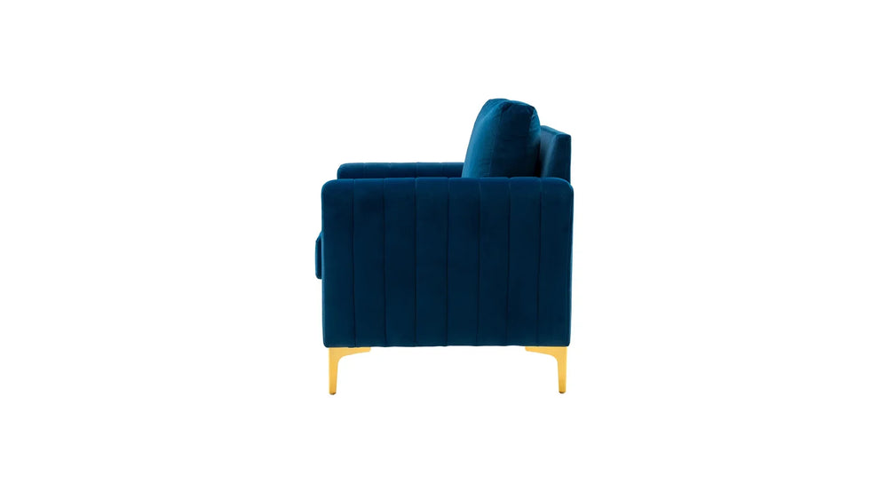 Blue Rafeal Lounge Chair - All India Decor