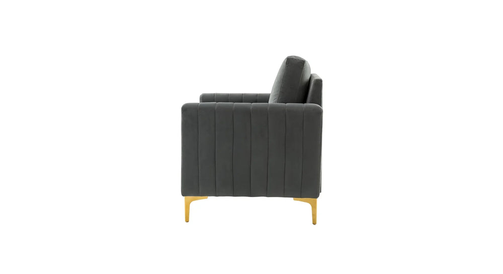 Grey Rafeal Lounge Chair - All India Decor