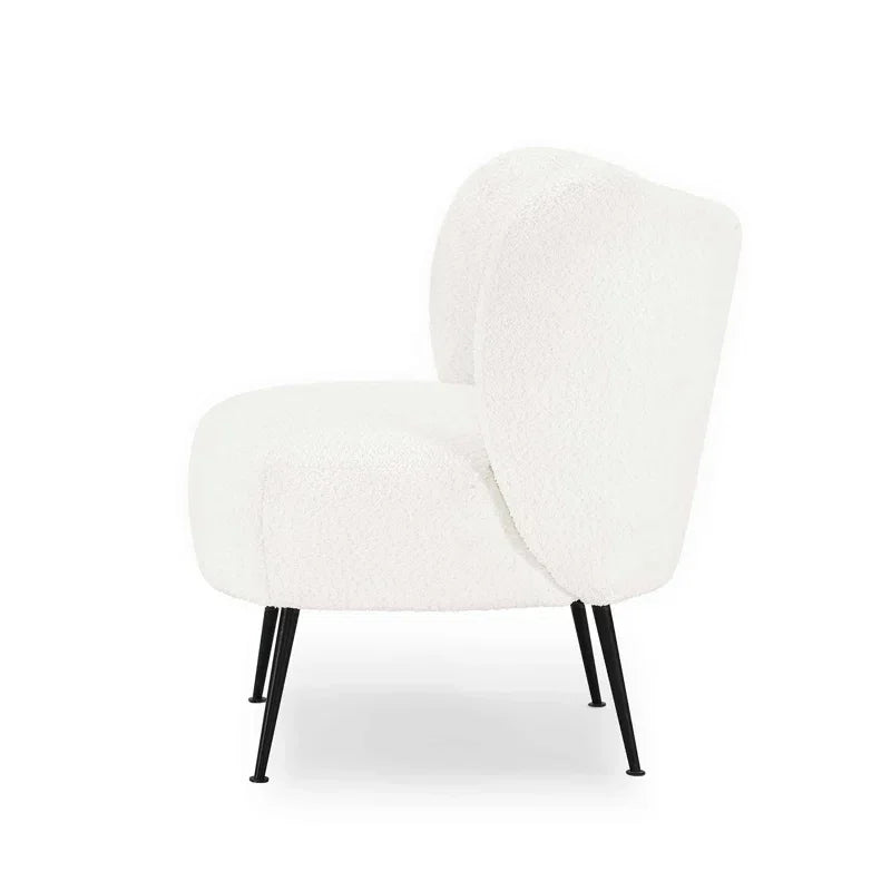 .White Collin Accent Chair - All India Decor