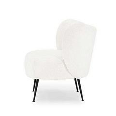 .White Collin Accent Chair