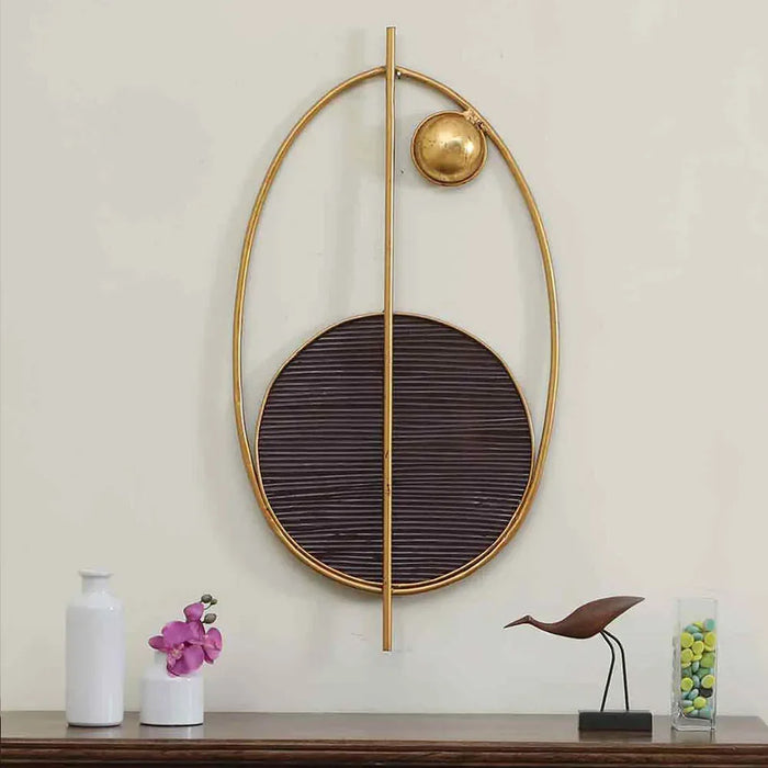 Abstract metal wall art