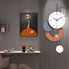Multicolor Stylish Clock for Home - All India Decor