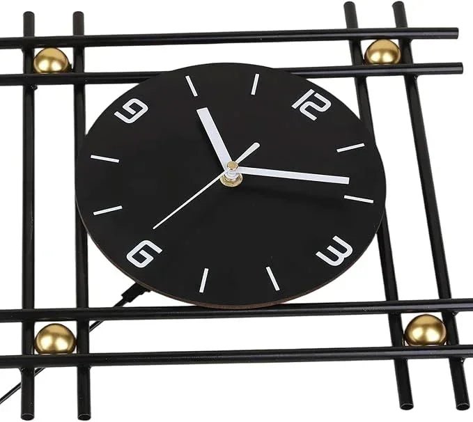 Stylish Geometric Wall Clock - All India Decor
