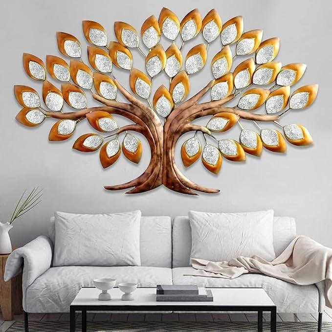 Metal Tree Wall Art with Led Light - Elegant Nature - Inspired Home Décor - All India Decor