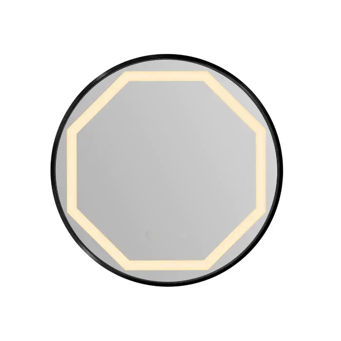Anizoba Round Metal Wall  LED Mirror