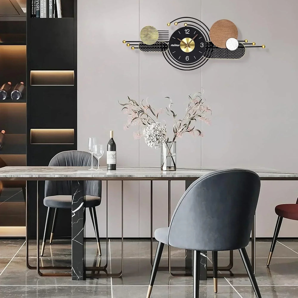 ArtSphere Modern Metal Timepiece - All India Decor