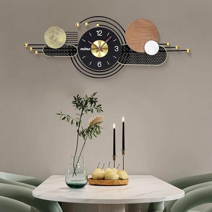 ArtSphere Modern Metal Timepiece - All India Decor