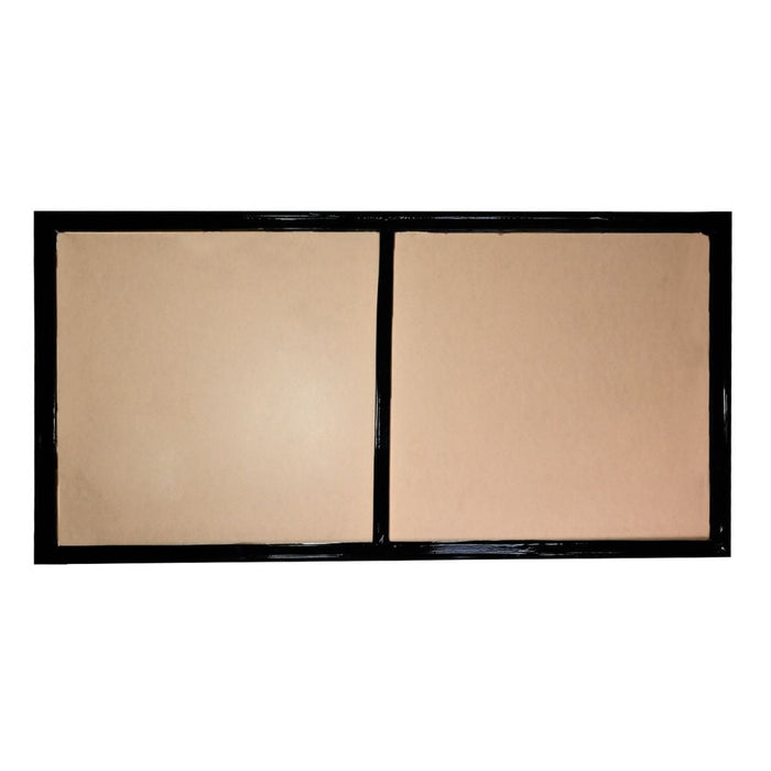 Brown and White Abstract Canvas Wall Painting