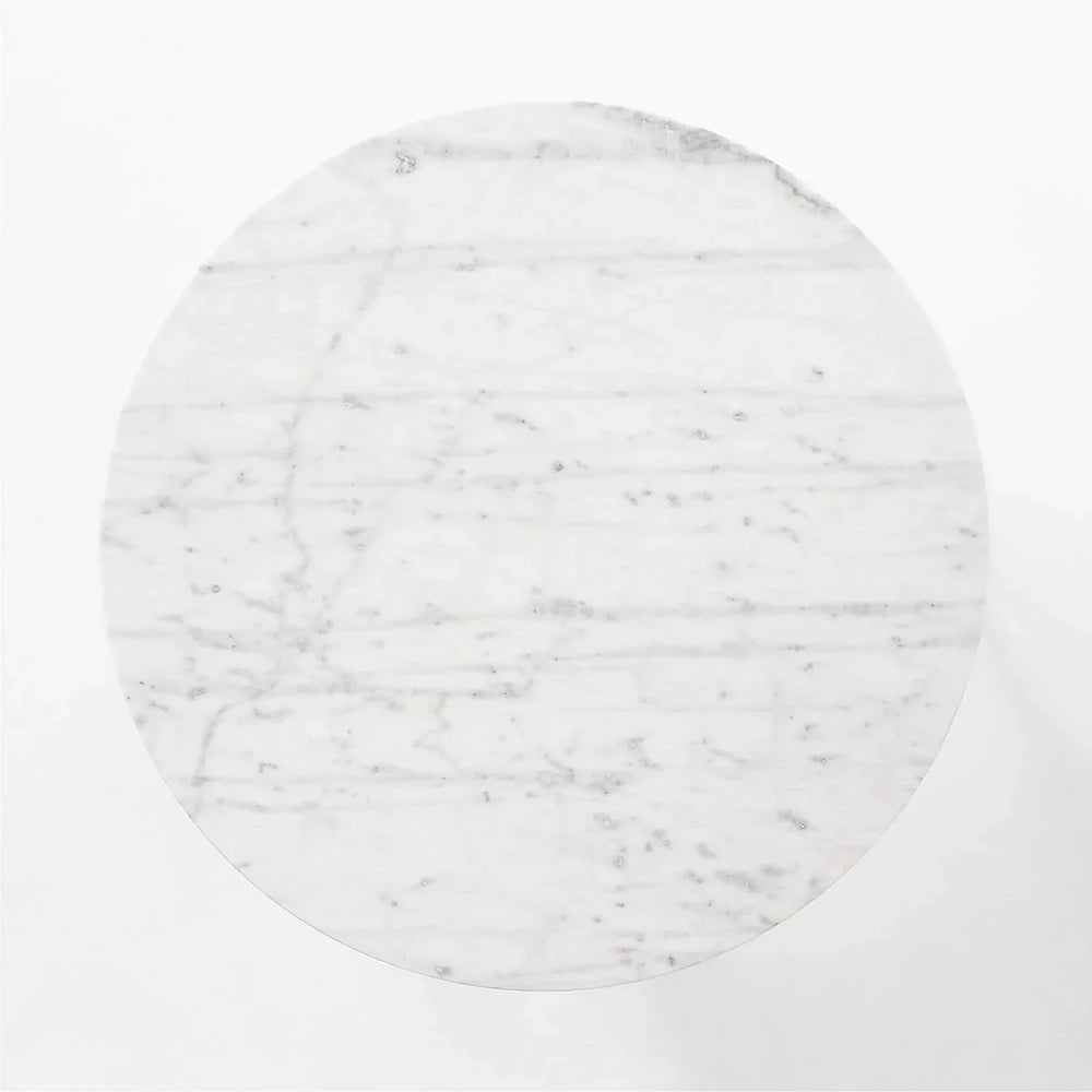 METAL OUTDOOR TABLE WITH MARBLE TOP - All India Decor