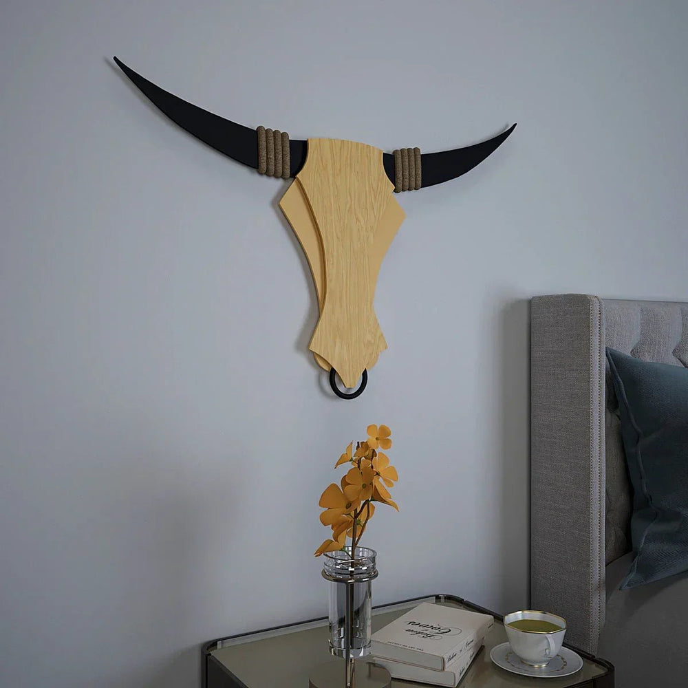 Bull Backlit Wall Art / Night Light - All India Decor
