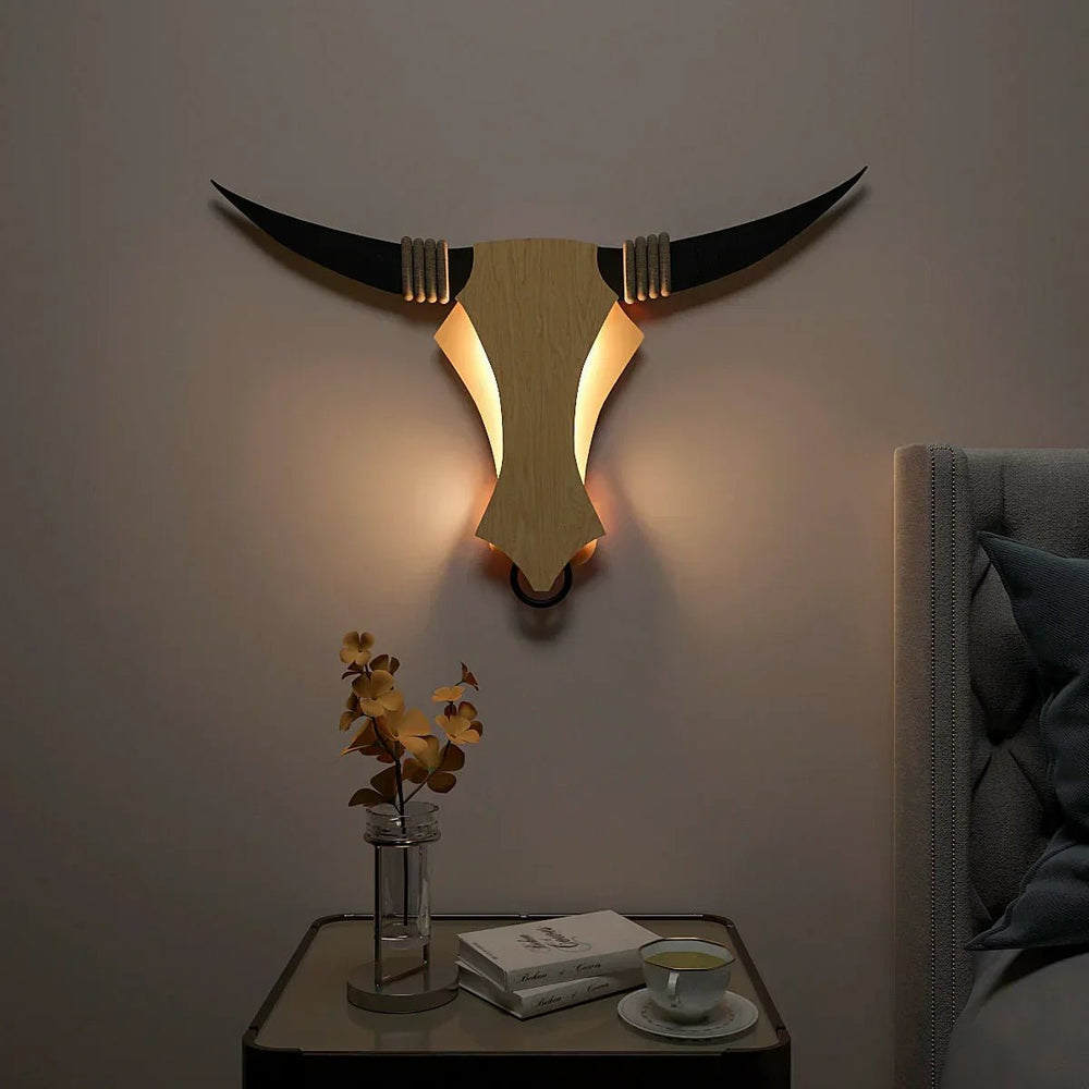 Bull Backlit Wall Art / Night Light - All India Decor
