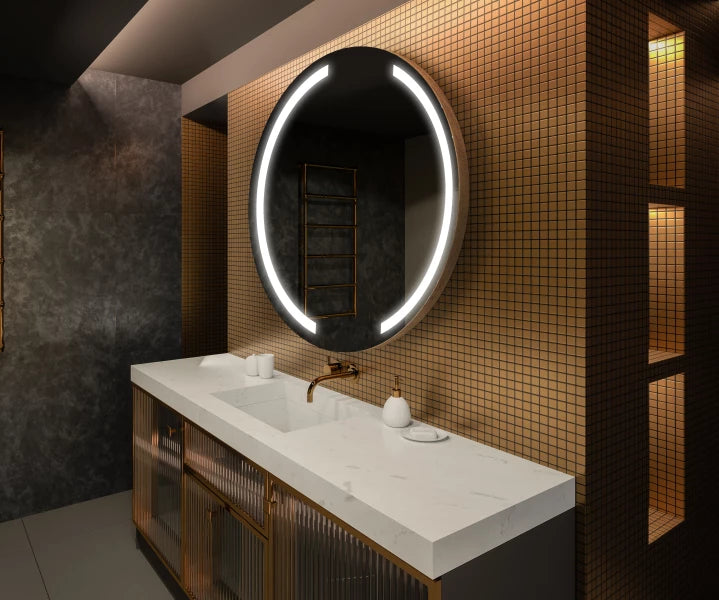 Carminda Round LED Mirror