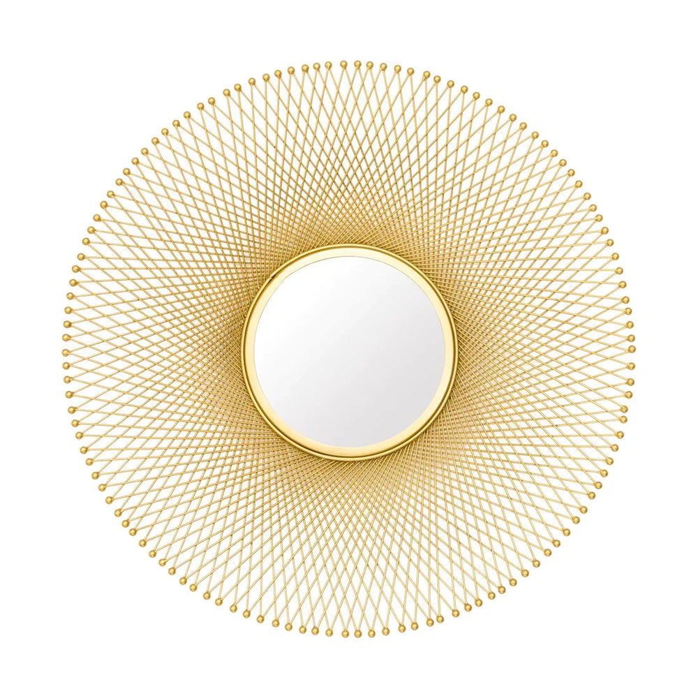 Lattice Round Mirror - All India Decor