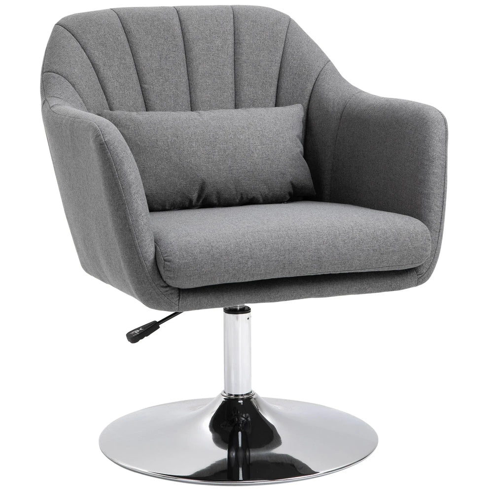 Dark Grey Boyd Swiel Bar Stool/Chair - All India Decor
