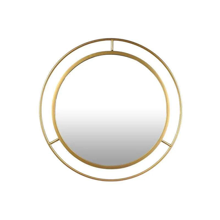 Designer Ring Wall Mirror Gold