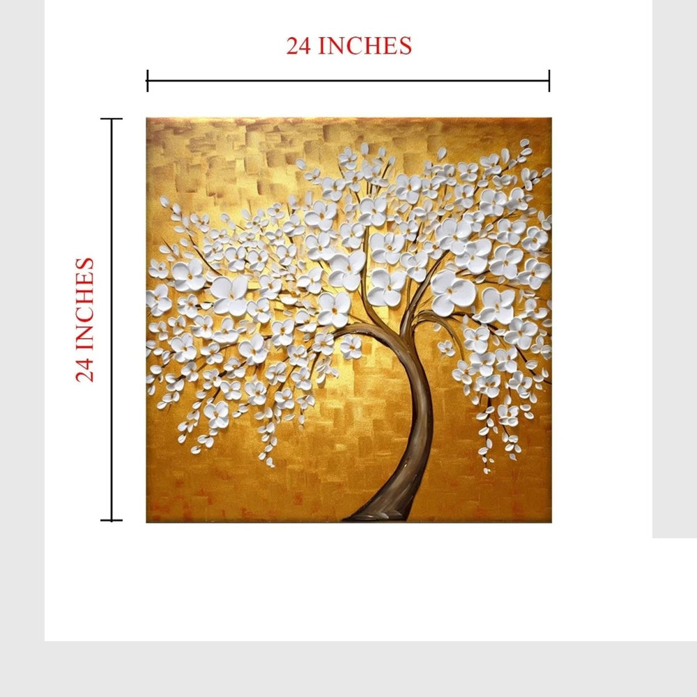 Timeless Petals Elegant Flower Paintings - All India Decor