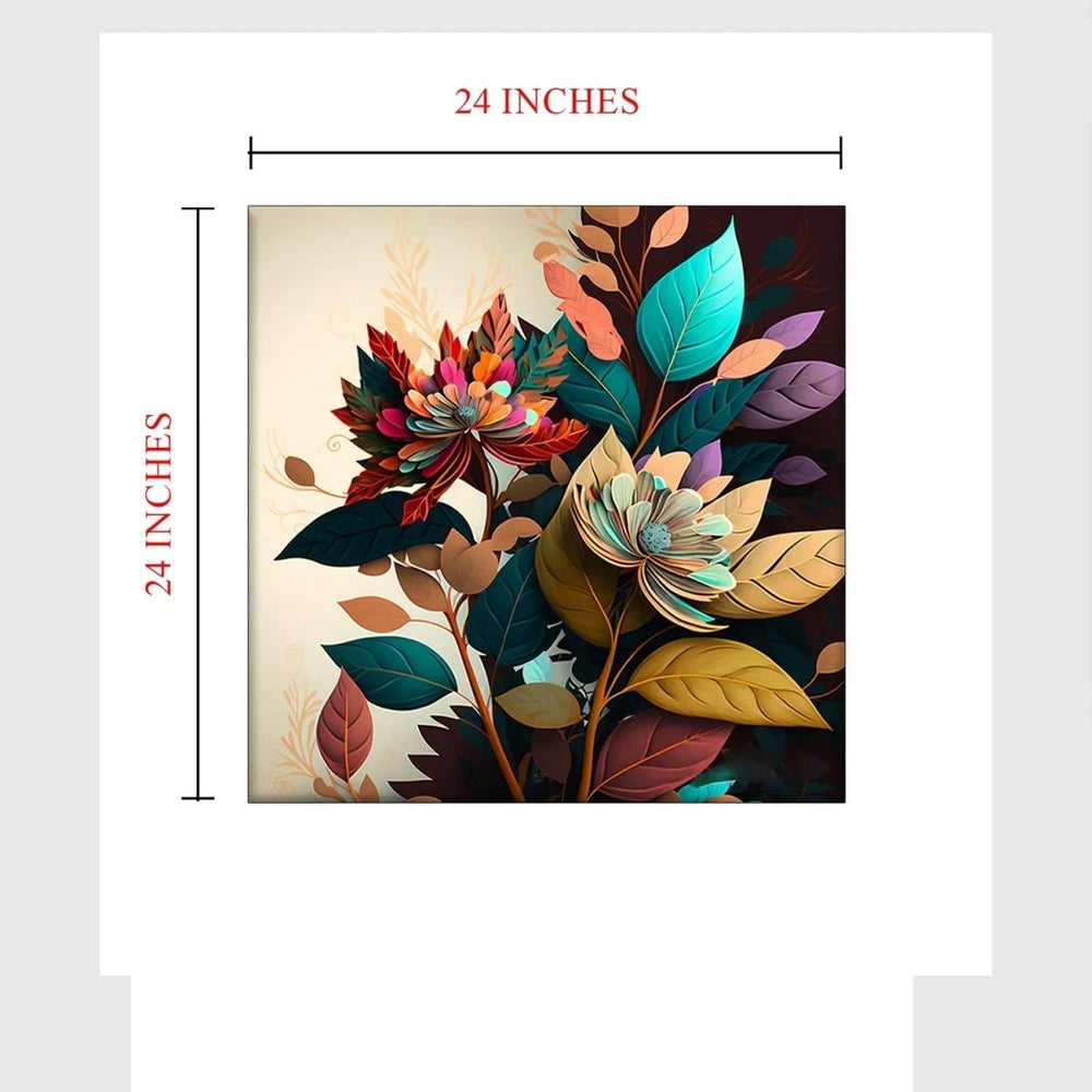 Floral Serenity Wall Art for Tranquil Spaces - All India Decor