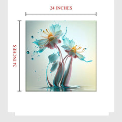 Botanical Harmony Serene Wall Paintings - All India Decor