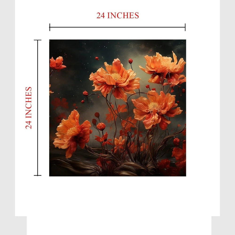 Garden Escape Tranquil Flower Paintings - All India Decor