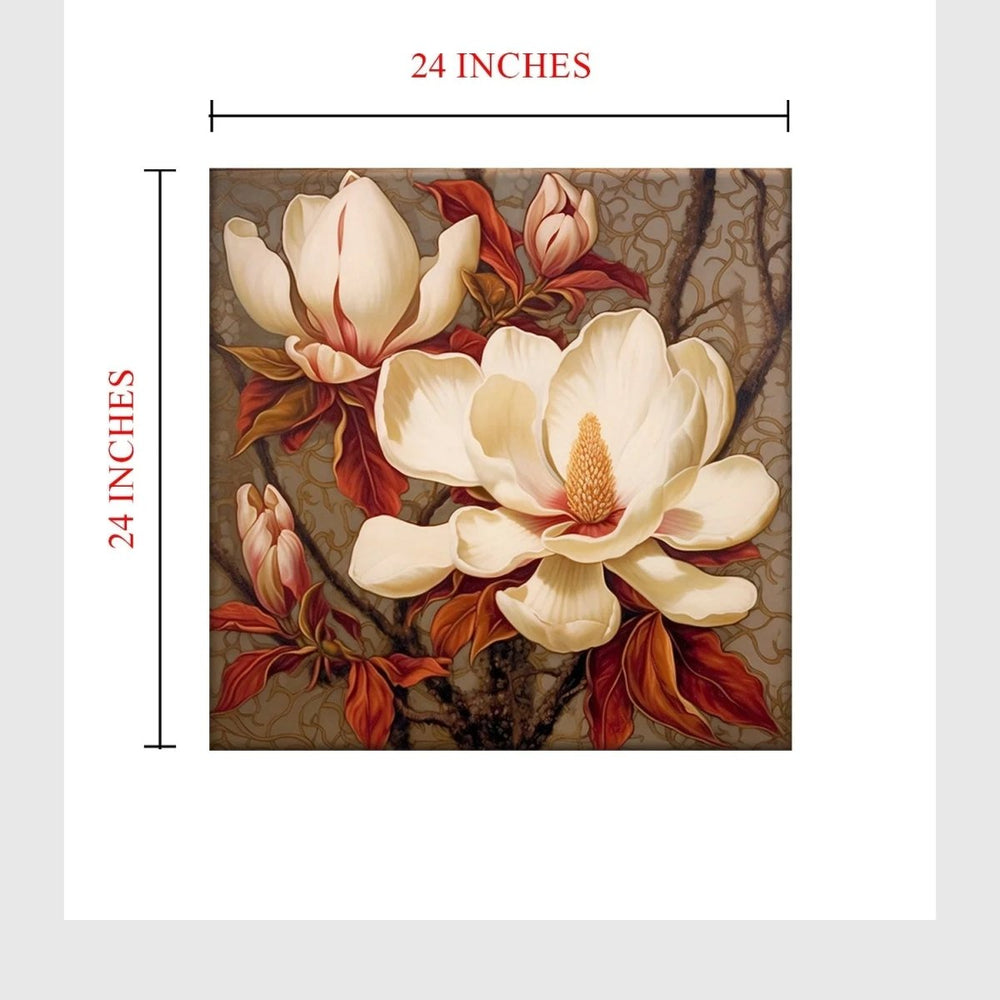 Flower Canvas Artistic Floral Wall Art - All India Decor