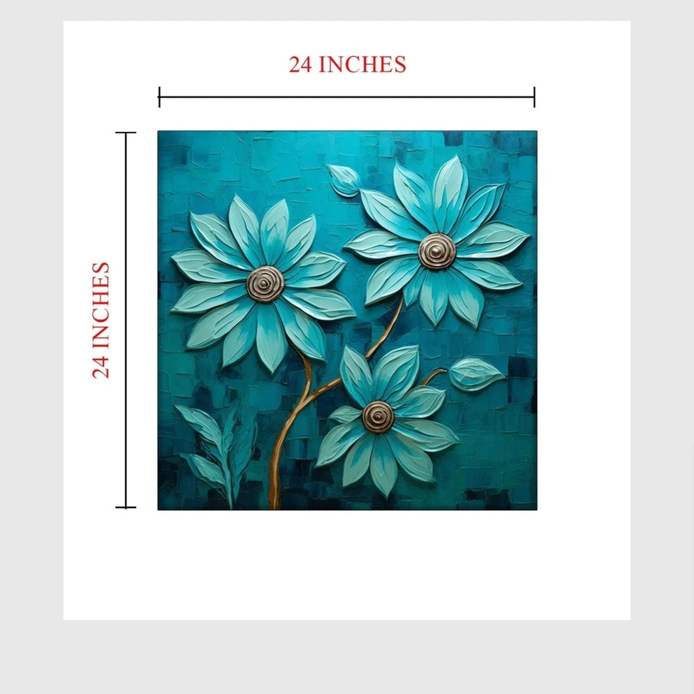 Colorful Meadows Lively Flower Art - All India Decor
