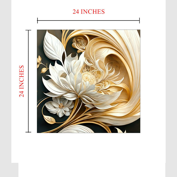 Abstract Blossoms Modern Floral Decor