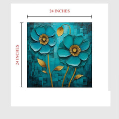 Garden Oasis Serene Flower Wall Decor - All India Decor
