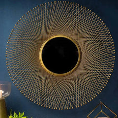 Lattice Round Mirror - All India Decor