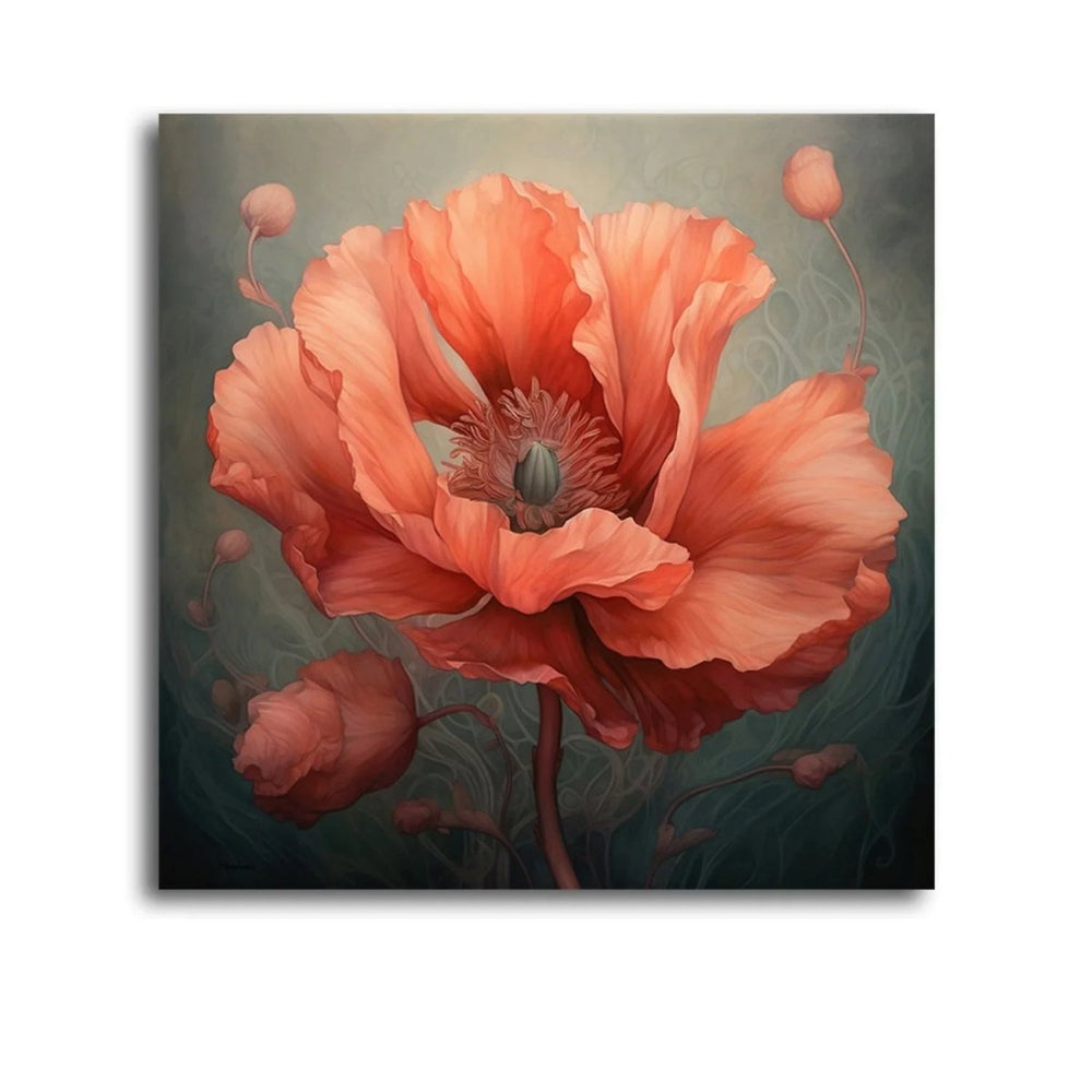 Abstract Florals Modern Wall Paintings - All India Decor