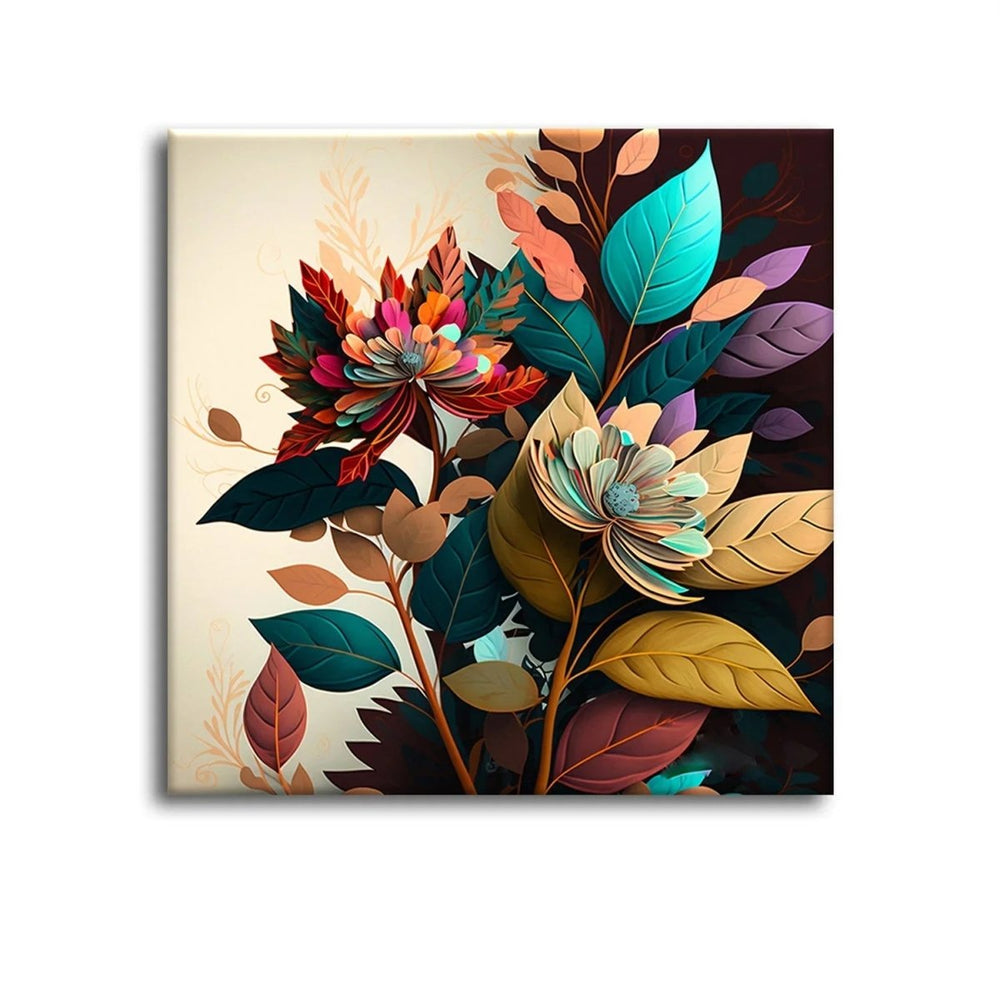 Floral Serenity Wall Art for Tranquil Spaces - All India Decor