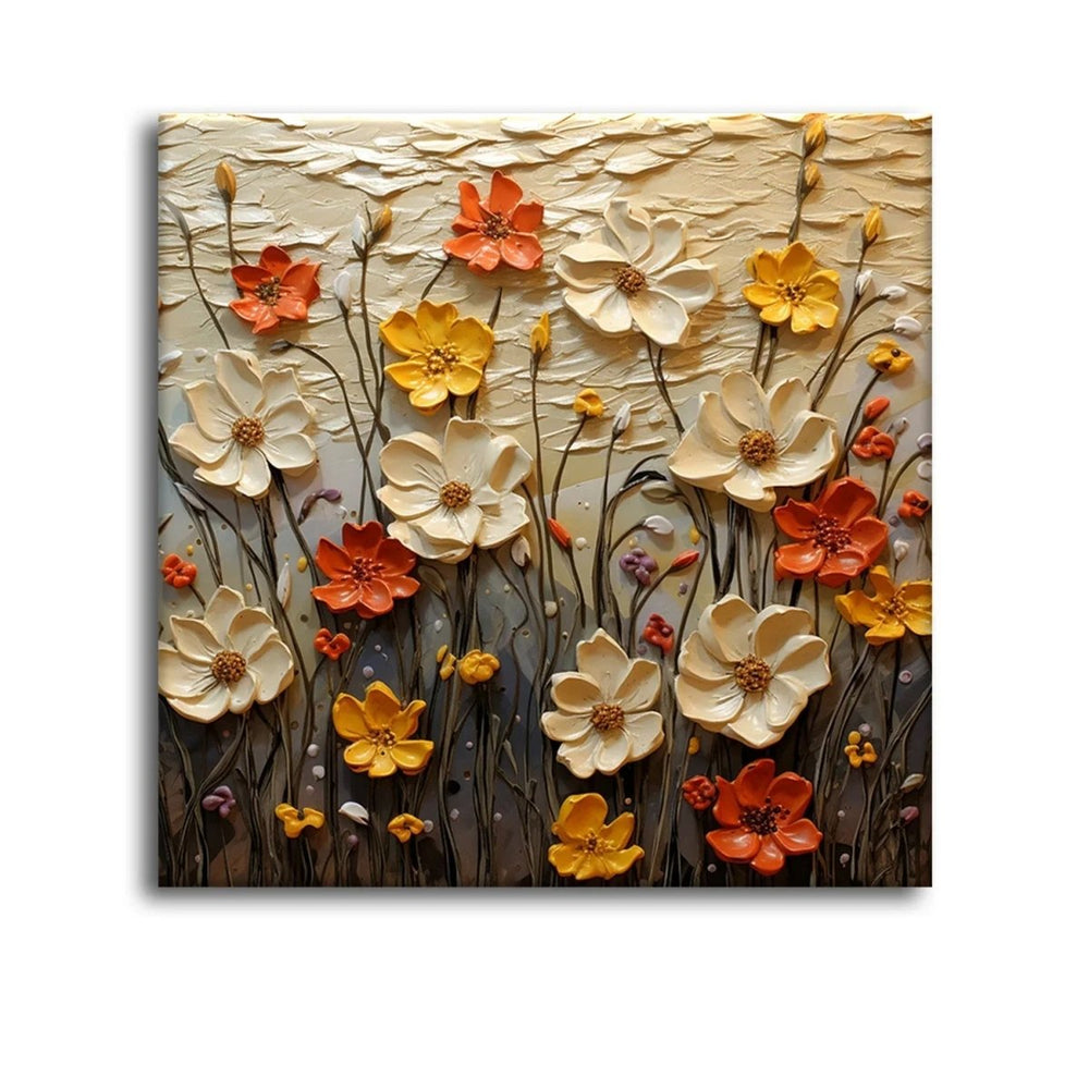 Vibrant Garden Colorful Wall Decor - All India Decor