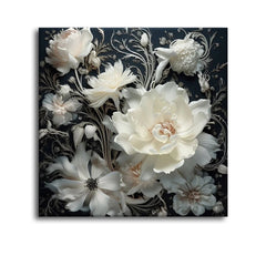 Flower Fusion Creative Floral Paintings - All India Decor