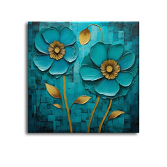 Garden Oasis Serene Flower Wall Decor - All India Decor