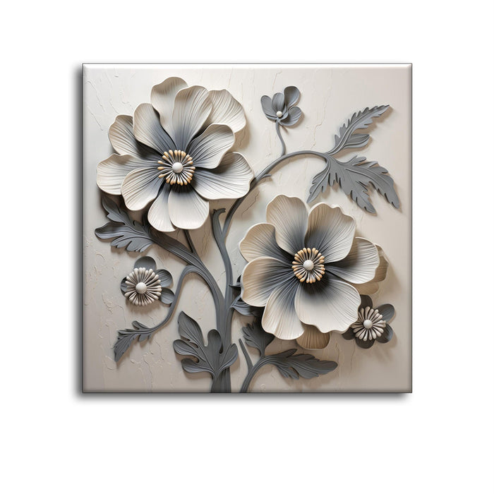 Petal Dance Dynamic Flower Wall Paintings